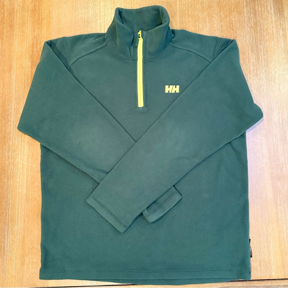 Helly Hansen Men’s Daybreaker 1/2 Zip Pullover‎ Polartec Fleece Dark Green Sz M